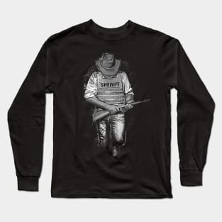 Longmire For Sheriff (Black shirt) Long Sleeve T-Shirt